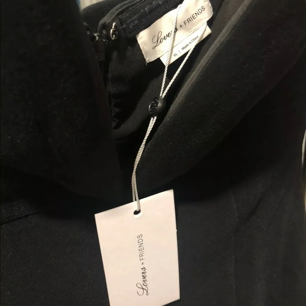 lovers + friends Fabiola Gown in Black NWT Size Xs Retails: $248 - Picture 4 of 5